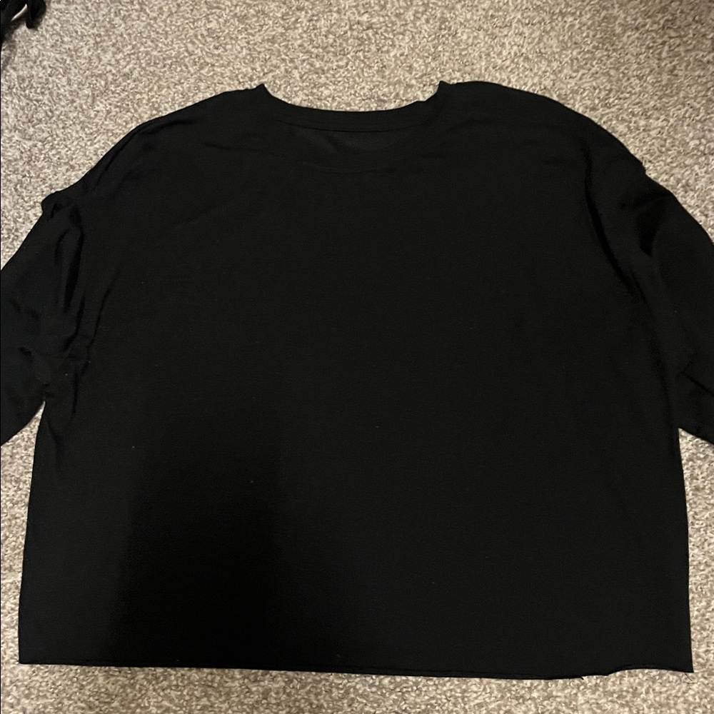 Black Long Sleeve Top